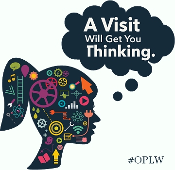 A VISIT Will Get You THINKING, Ontario Public Library Week
